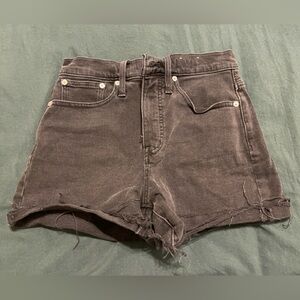Madewell Dark Gray Jean Shorts